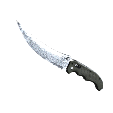 Flip Knife | Damascus Steel (Minimal Wear)