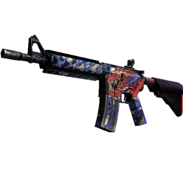 M4A4 | 龍王 (Dragon King) (Well-Worn)