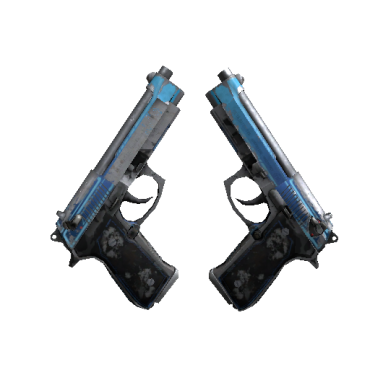 StatTrak™ Dual Berettas | Urban Shock (Battle-Scarred)