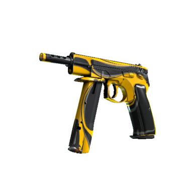 CZ75-Auto | Yellow Jacket (Well-Worn)