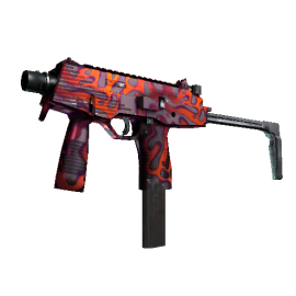 MP9 | Ruby Poison Dart (Minimal Wear)