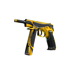 StatTrak™ CZ75-Auto | Yellow Jacket (Well-Worn)