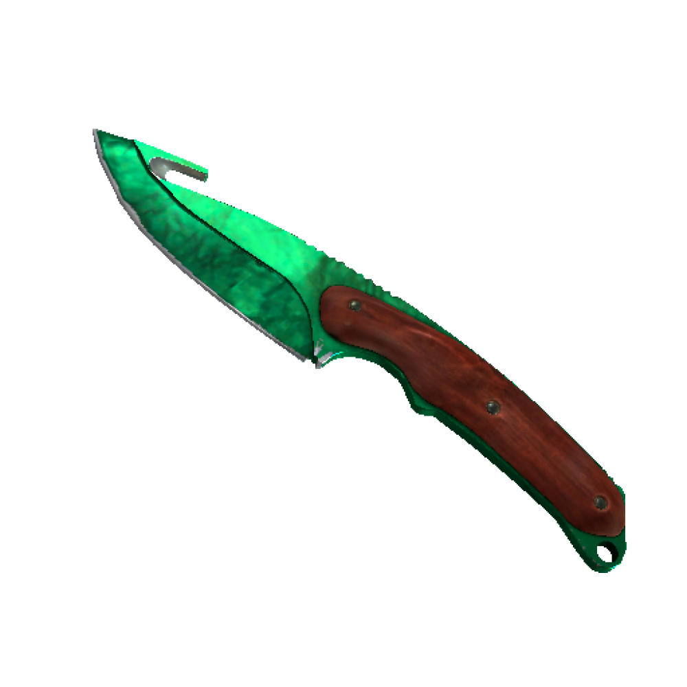 StatTrak™ Gut Knife | Gamma Doppler Emerald (Factory New)