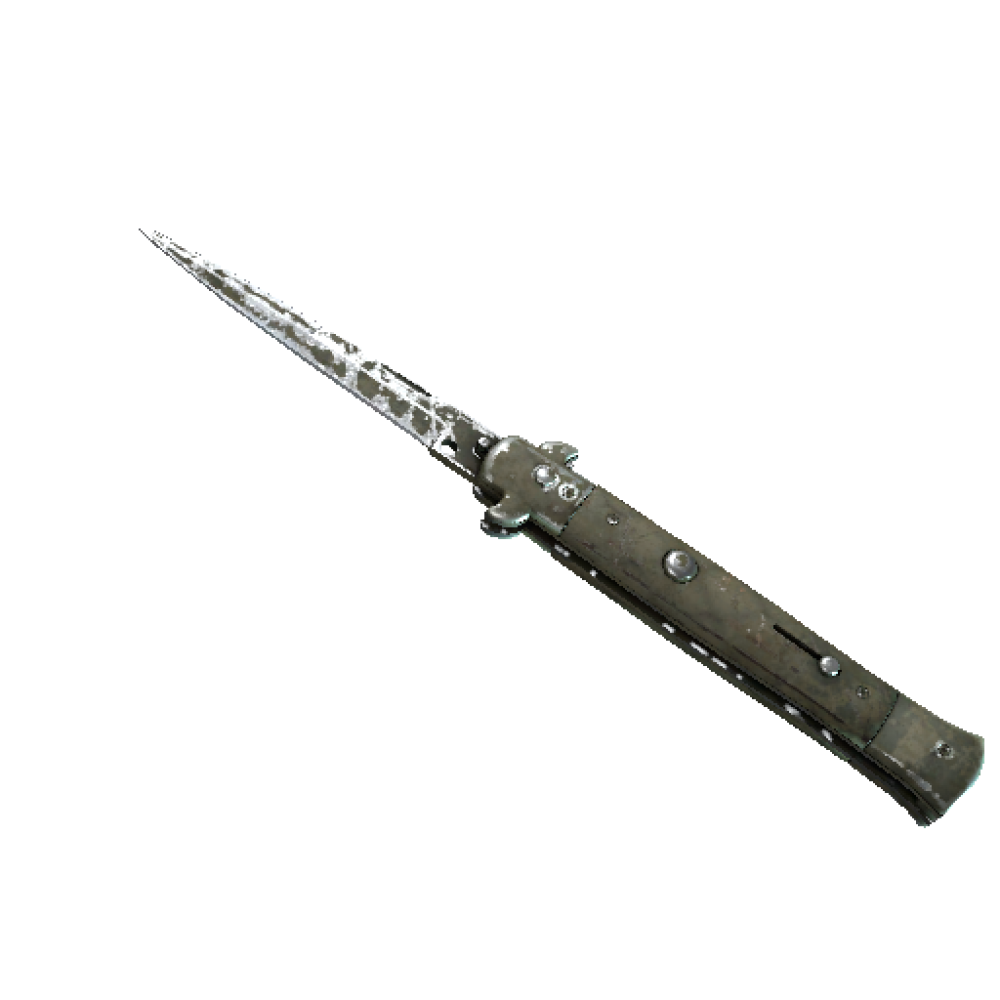 StatTrak™ Stiletto Knife | Safari Mesh (Battle-Scarred)