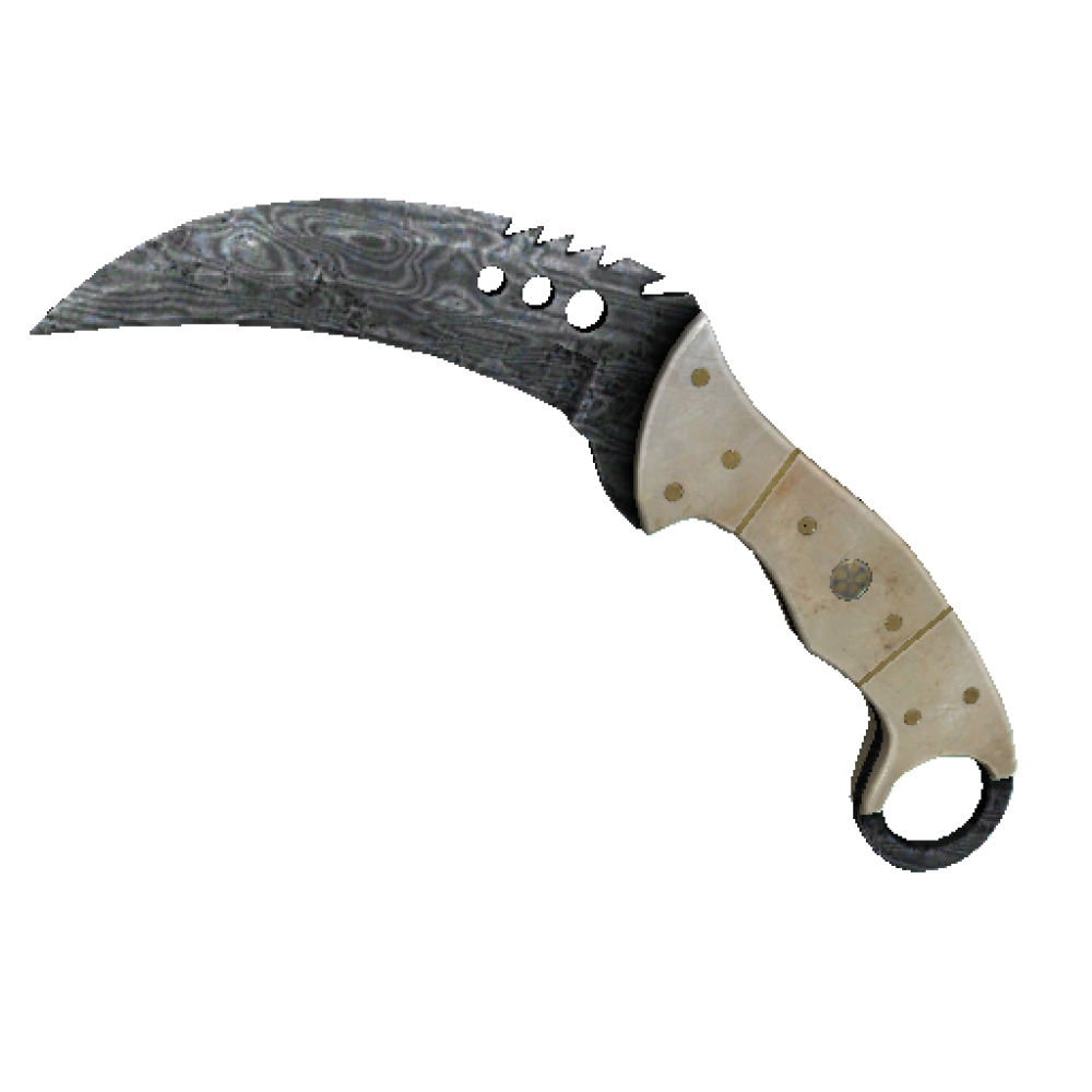 Talon Knife | Damascus Steel (Battle-Scarred)