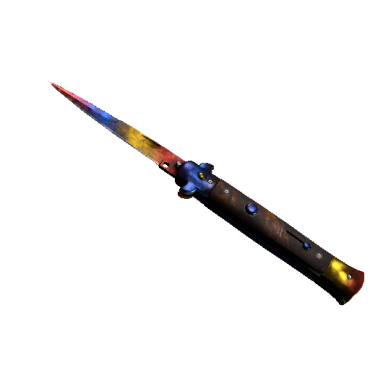 StatTrak™ Stiletto Knife | Marble Fade (Factory New)