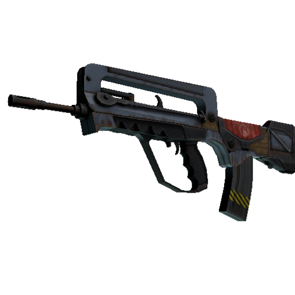 StatTrak™ FAMAS | Decommissioned (Well-Worn)