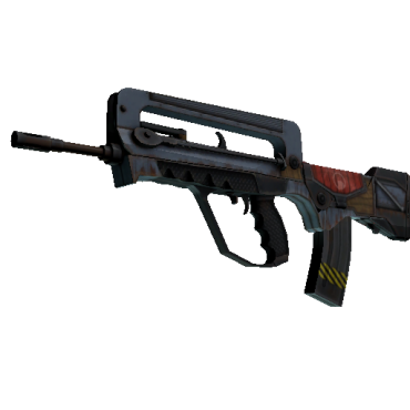 StatTrak™ FAMAS | Decommissioned (Well-Worn)