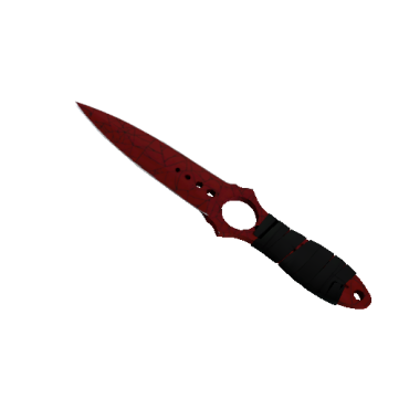 StatTrak™ Skeleton Knife | Crimson Web (Field Tested)