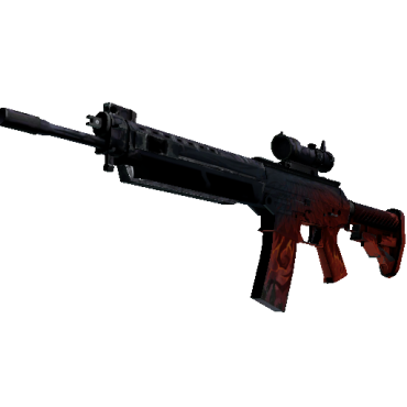 StatTrak™ SG 553 | Darkwing (Battle-Scarred)