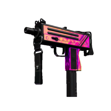 MAC-10 | Disco Tech (Well-Worn)