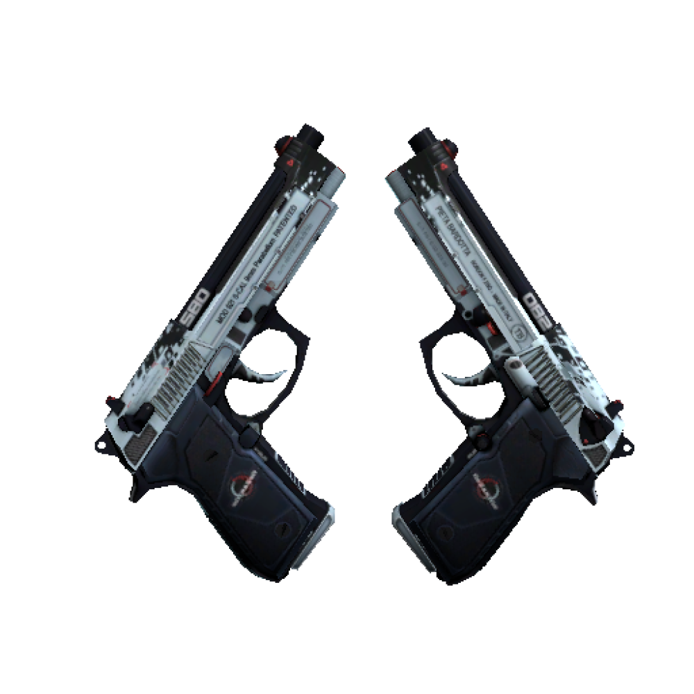 StatTrak™ Dual Berettas | Dezastre (Minimal Wear)