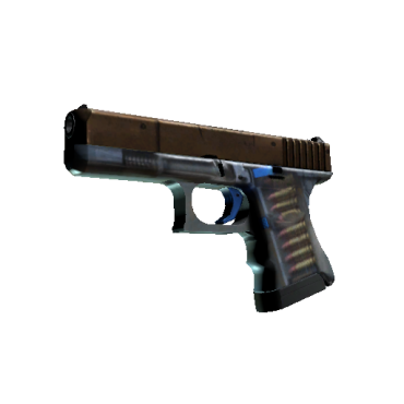 Glock-18 | Clear Polymer (Battle-Scarred)