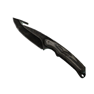 Gut Knife | Black Laminate (Battle-Scarred)