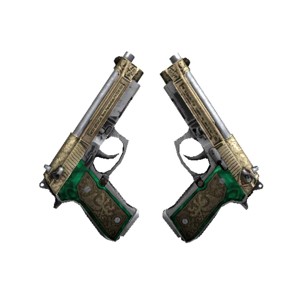 StatTrak™ Dual Berettas | Royal Consorts (Battle-Scarred)