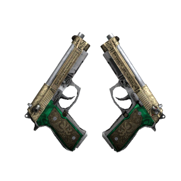 StatTrak™ Dual Berettas | Royal Consorts (Battle-Scarred)