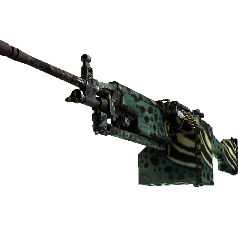 M249 | Emerald Poison Dart (Field-Tested)