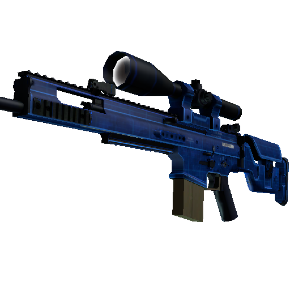 StatTrak™ SCAR-20 | Blueprint (Minimal Wear)