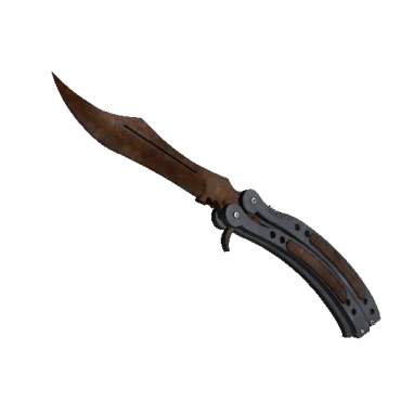 Butterfly Knife | Rust Coat (Battle Scarred)