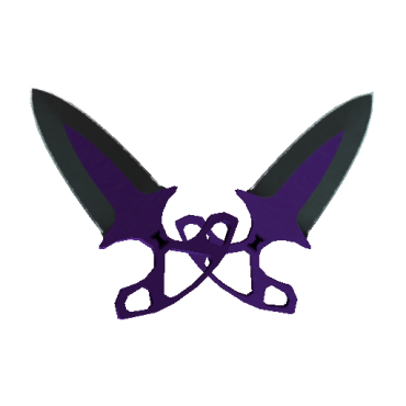 Shadow Daggers | Ultraviolet (Minimal Wear)