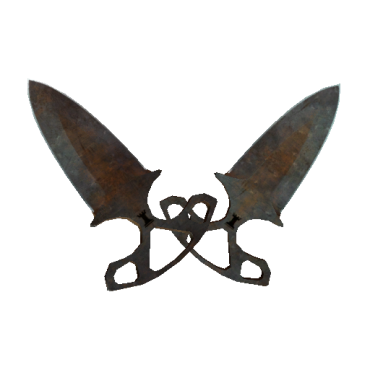 Shadow Daggers | Rust Coat (Battle Scarred)