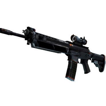 SG 553 | Phantom (Battle-Scarred)