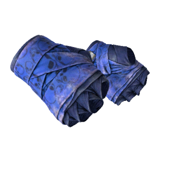 Hand Wraps | Cobalt Skulls (Battle-Scarred)