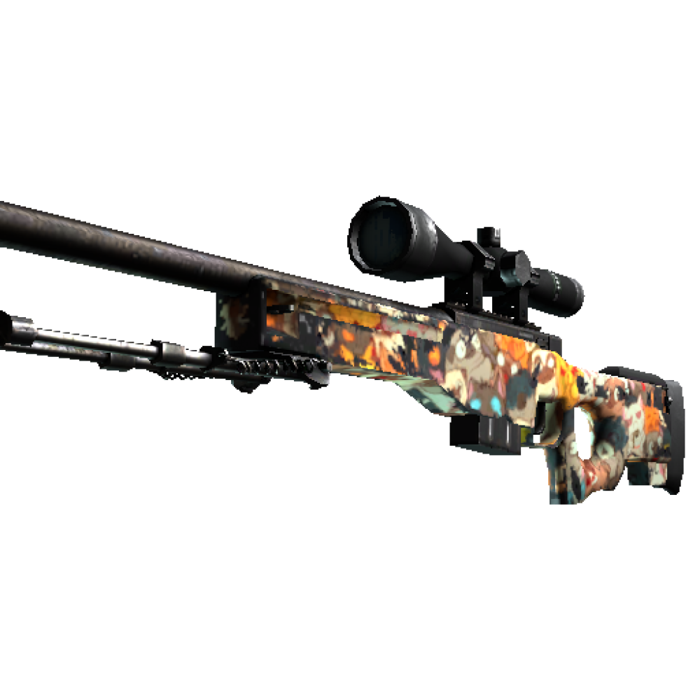 StatTrak™ AWP | P.A.W. (Well-Worn)