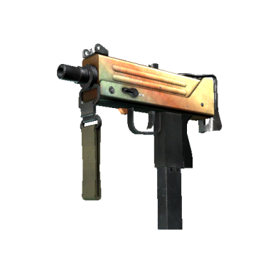 MAC-10 | Amber Fade (Field-Tested)