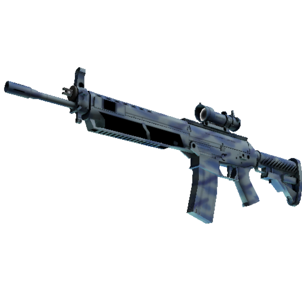 StatTrak™ SG 553 | Wave Spray (Minimal Wear)