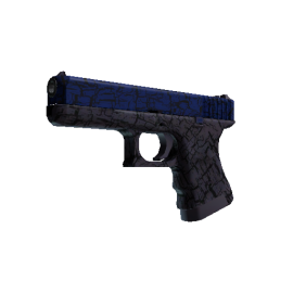 Glock-18 | Blue Fissure (Minimal Wear)