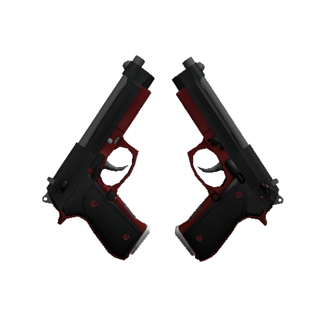 StatTrak™ Dual Berettas | Panther (Minimal Wear)