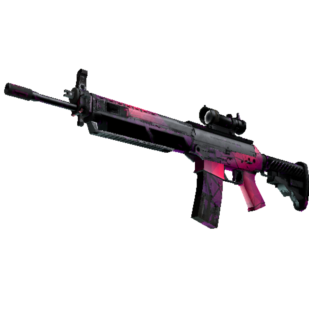 StatTrak™ SG 553 | Pulse (Well-Worn)