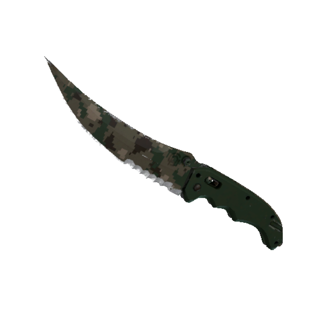 Flip Knife | Forest DDPAT (Well-Worn)