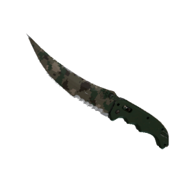 Flip Knife | Forest DDPAT (Well-Worn)