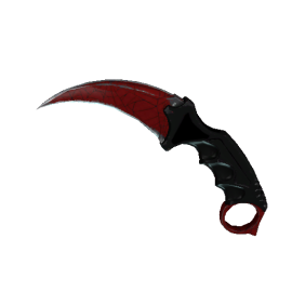 Karambit | Crimson Web (Well-Worn)