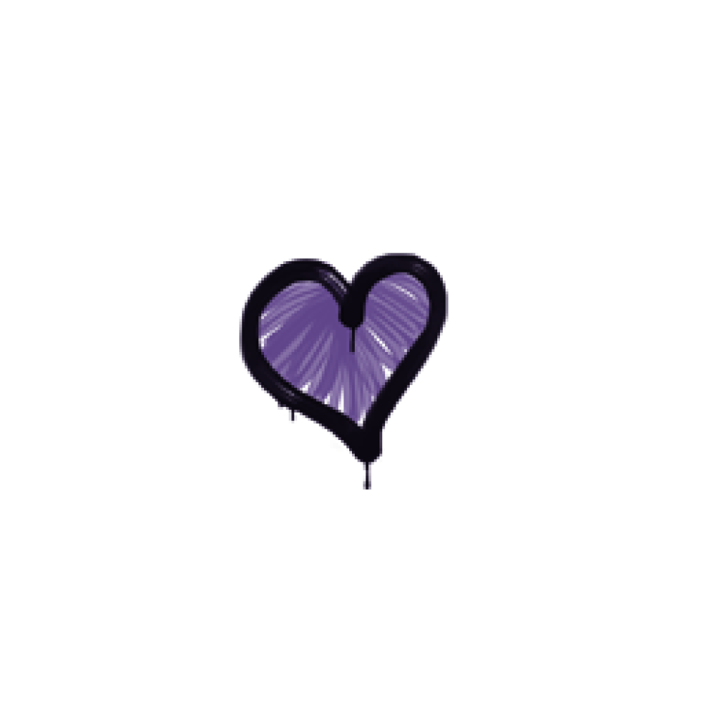 Sealed Graffiti | Heart (Monster Purple)